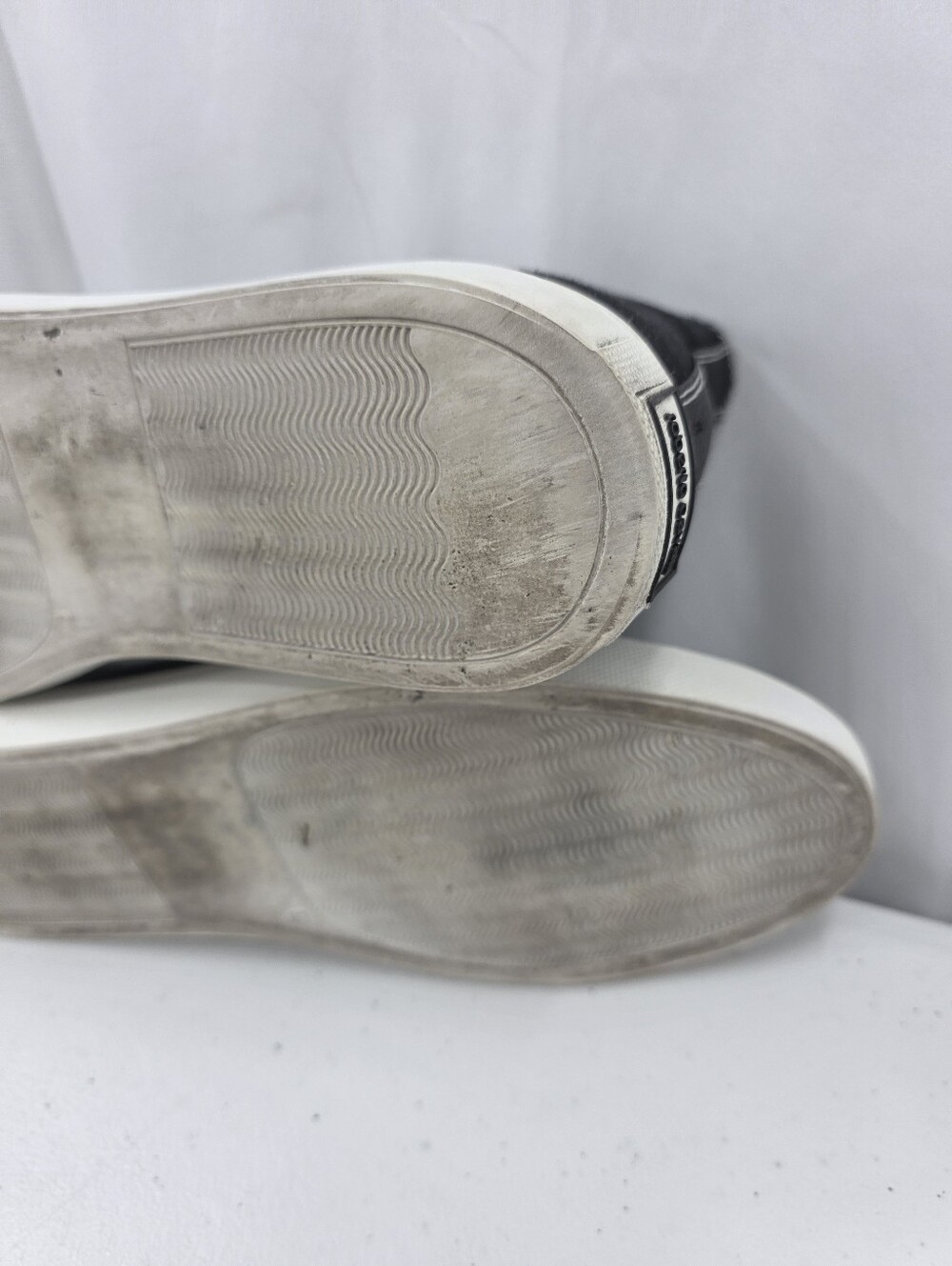 Roberto Cavalli Black Canvas Sneakers Angel Wings Men Size 44 US 10.5-11 Hi-Top. - Picture 11 of 12